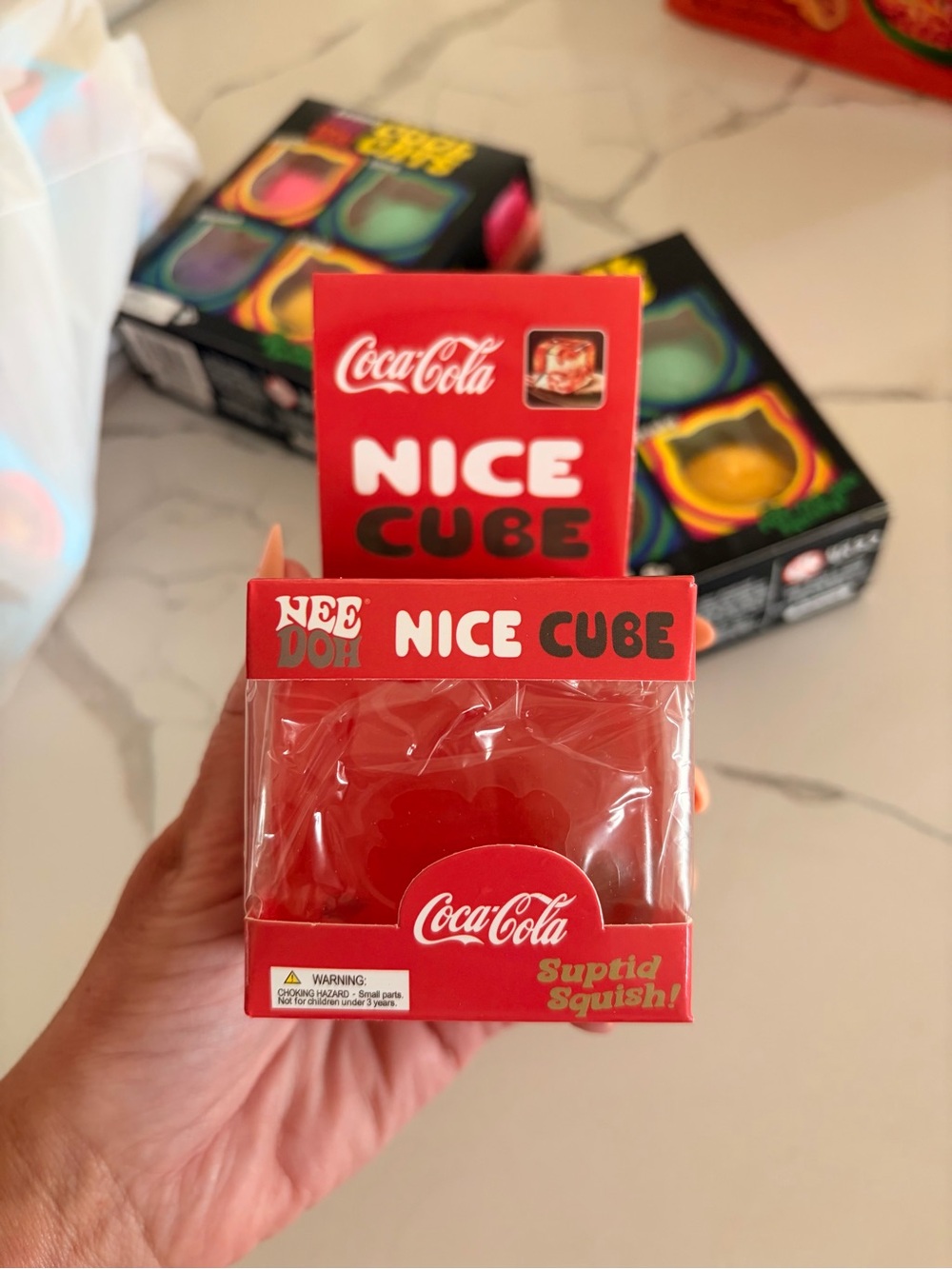 NeeDoh McDonald’s Coca Cola RARE Nice Cube Super Solid Squish - NWT Brand New - Picture 7 of 11